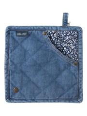 Laura Ashley Blue Blueprint Collectables Sweet Alyssum Pot Holder - Image 2 of 3