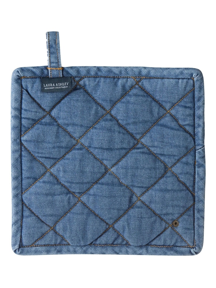 Laura Ashley Blue Blueprint Collectables Sweet Alyssum Pot Holder - Image 3 of 3