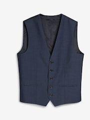 Blue Signature Tollegno Wool Suit Waistcoat - Image 1 of 6