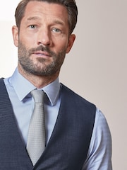 Blue Signature Tollegno Wool Suit Waistcoat - Image 3 of 6