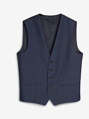 Blue Signature Tollegno Wool Suit Waistcoat - Image 5 of 6
