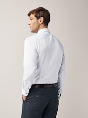 White/Sage Green Slim Fit Occasion Shirt And Tie Pack - Image 3 of 8
