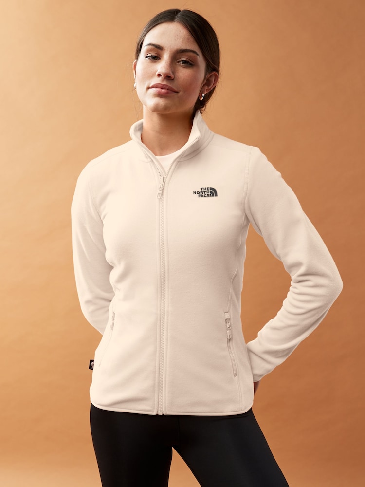 The North Face White Glacier Full Zip Fleece - Image 1 of 7