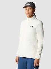 The North Face White Glacier Full Zip Fleece - Image 2 of 7