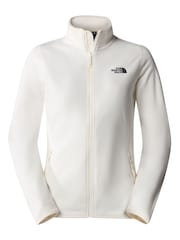 The North Face White Glacier Full Zip Fleece - Image 6 of 7