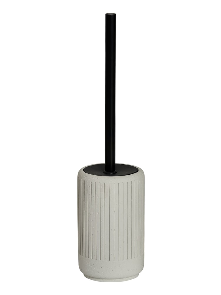 Showerdrape Grey Alexandria Concrete Toilet Brush Holder - Image 2 of 2