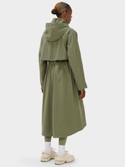 Sweaty Betty Green Motion Waterproof Longline Parka - Image 2 of 6