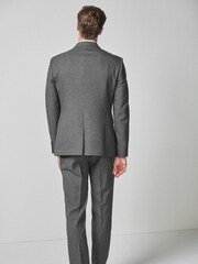 Grey Tailored Fit Puppytooth Suit: Jacket - Image 2 of 7