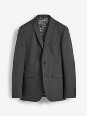Grey Tailored Fit Puppytooth Suit: Jacket - Image 7 of 7
