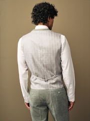 Green Nova Fides Italian Wool Blend Suit: Waistcoat - Image 3 of 8