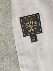Green Nova Fides Italian Wool Blend Suit: Waistcoat - Image 7 of 8