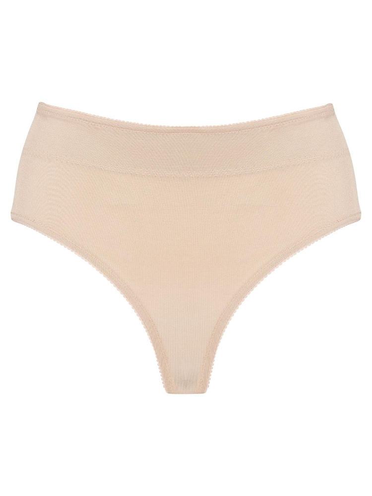 Pour Moi Nude Hourglass Shapewear Firm Tummy Control Thong - Image 4 of 5