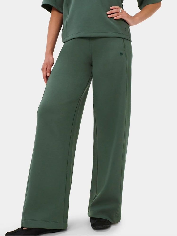 Sweaty Betty Pique Pantalone širokih nogavica Regular - Slika 1 od 5 Sweaty Betty Pique Pantalone širokih nogavica Regular - Slika 1 od 5