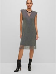 BOSS Black Denet Business Dress - Image 1 of 5