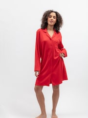 Cyberjammies Red Revere Ribbed Jersey Nightshirt - Image 2 of 4
