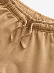 Stone Natural Relaxed Washed Jersey Shorts (3-16yrs) - Image 3 of 3