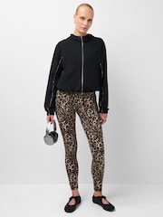 Sweaty Betty Black Explorer Cropped Zip Up Hoodie - Image 1 of 6