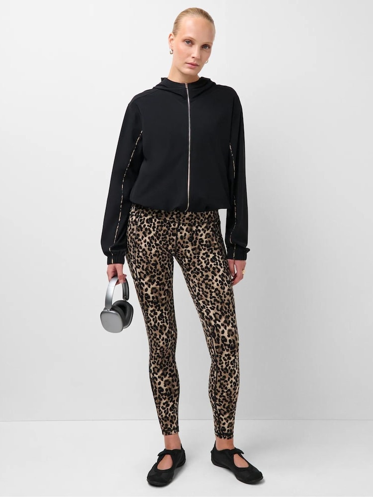 Sweaty Betty Black Explorer Cropped Zip Up Hoodie - Image 1 of 6 Sweaty Betty Black Explorer Cropped Zip Up Hoodie - Image 1 of 6