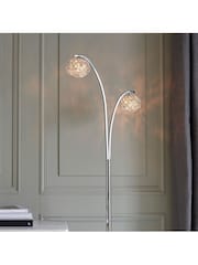 Gallery Home Chrome Lila Crystal Floor Lamp - Image 1 of 7