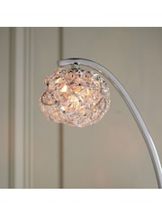 Gallery Home Chrome Lila Crystal Floor Lamp - Image 5 of 7