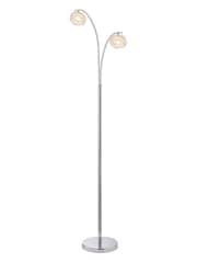 Gallery Home Chrome Lila Crystal Floor Lamp - Image 7 of 7
