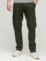 Superdry Olive Green Core Cargo Trousers - Image 2 of 7