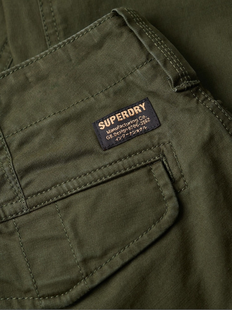 Superdry Olive Green Core Cargo Trousers - Image 7 of 7