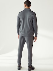 siva/črna - Under Armour Under Armour siva/črna Rival Knit s kapuco trenirka - Slika 2 iz 6