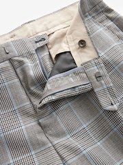 Barbour® Beige Slim Fit Check Suit Trousers - Image 7 of 13