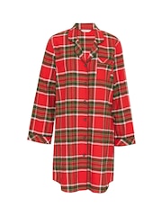 אדום - Cyberjammies כותונת לילה בדוגמת משבצות מסיב סרוק קלות - תמונה 4 מתוך 4