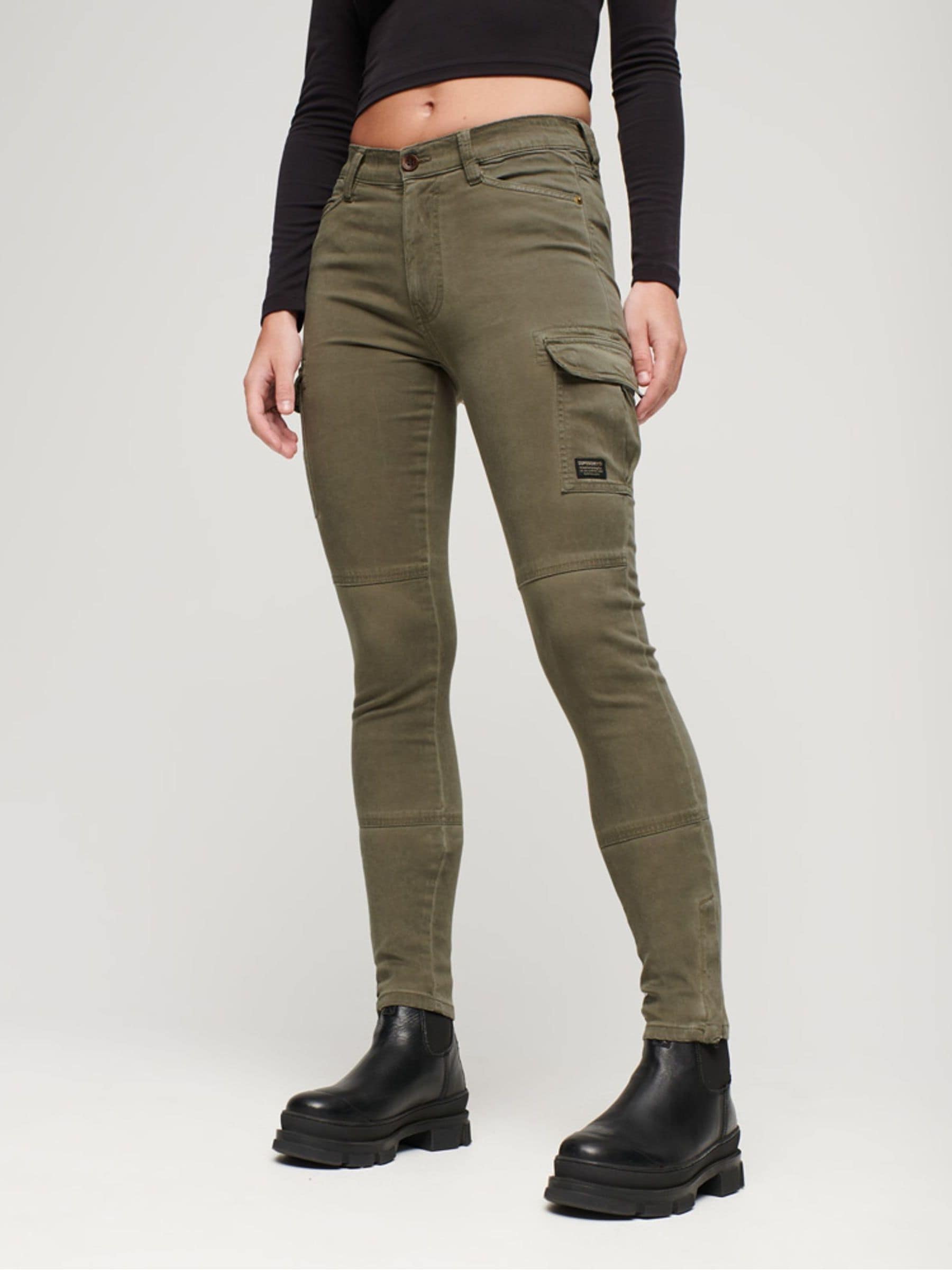 Buy Superdry Green Skinny Fit Cargo Joggers from Next Luxembourg