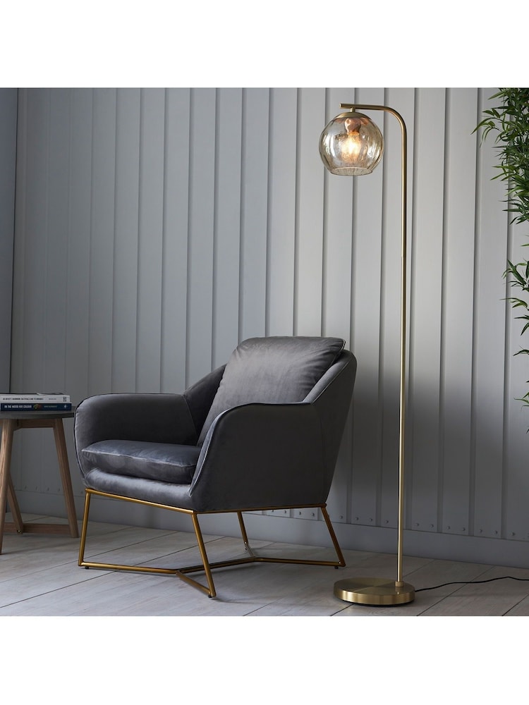 Gallery Home Gold Dilan 1 Bulb Floor Light - Image 1 of 3