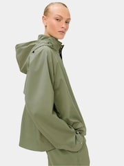 Sweaty Betty Green Motion Waterproof Cropped Parka - Image 2 of 5