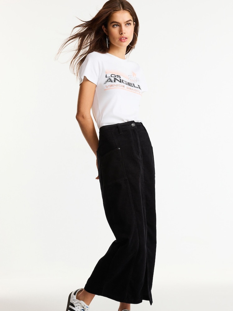 White Slim Fit Short Sleeve Graphic T-Shirt - Image 2 of 6