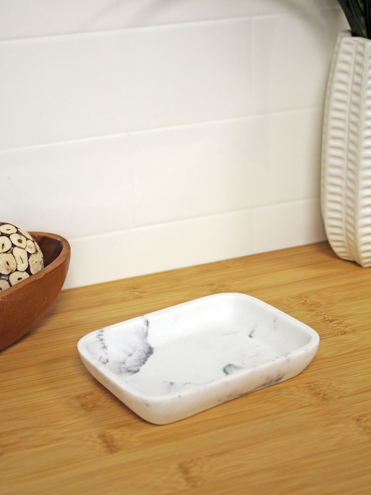 Showerdrape White Octavia 3 Piece Bathroom Accessory Set - Image 4 of 4
