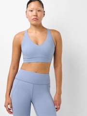 Sweaty Betty Faded Blue Power Pulse Bra - Image 1 of 6