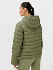Sweaty Betty Green Nimbus Lightweight Short Puffer Jacket - Image 5 of 6