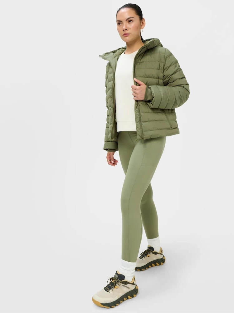 Sweaty Betty Green Nimbus Lightweight Short Puffer Jacket - Image 6 of 6 Sweaty Betty Green Nimbus Lightweight Short Puffer Jacket - Image 6 of 6