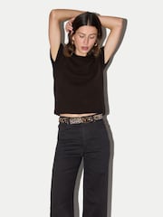 Maro - Jigsaw Cashmere T-Shirt - Imaginea 2 din 6
