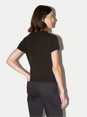 Maro - Jigsaw Cashmere T-Shirt - Imaginea 4 din 6