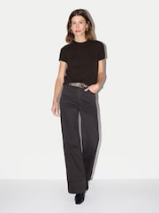 Maro - Jigsaw Cashmere T-Shirt - Imaginea 5 din 6
