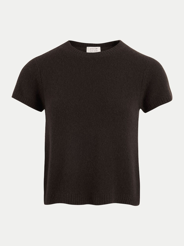 Maro - Jigsaw Cashmere T-Shirt - Imaginea 6 din 6