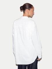 Jigsaw White Oversized Cotton Shirt - Image 4 of 6