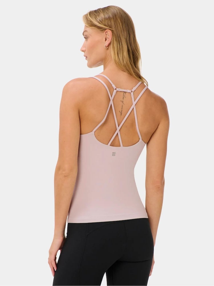 Μωβ - Sweaty Betty Ultimate Studio Strappy Tank Top - Εικόνα 2 από 6