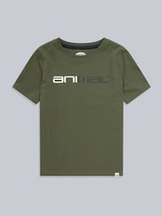 Animal Green Kids Alex Organic Classic T-Shirt - Image 1 of 4