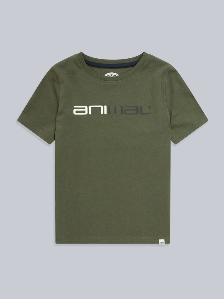 Animal Green Kids Alex Organic Classic T-Shirt - Image 1 of 4