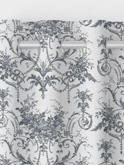 Laura Ashley Charcoal Tuileries Made to Measure 100% Cotton Curtains - Image 6 of 9