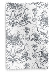 Laura Ashley Charcoal Tuileries Made to Measure 100% Cotton Curtains - Image 9 of 9