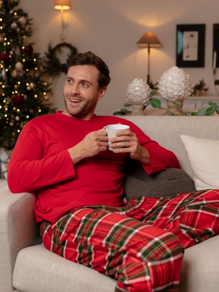 Punainen - Cyberjammies-jerseytoppi ja RuutuPyjama-Monipakkaus - Kuva 1 / 3 Punainen - Cyberjammies-jerseytoppi ja RuutuPyjama-Monipakkaus - Kuva 1 / 3