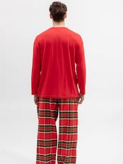 Punainen - Cyberjammies-jerseytoppi ja RuutuPyjama-Monipakkaus - Kuva 3 / 3
